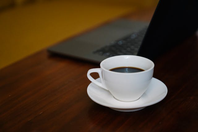 A Cup of Coffee on a Saucer