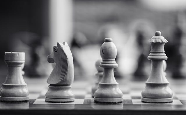 Close-up of a Chessboard